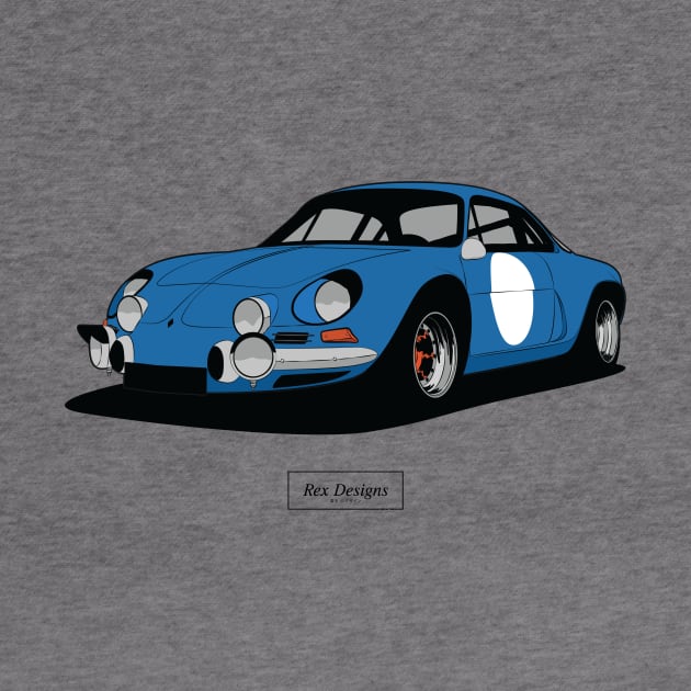 Renault Alpine A110 "Rally" by RexDesignsAus